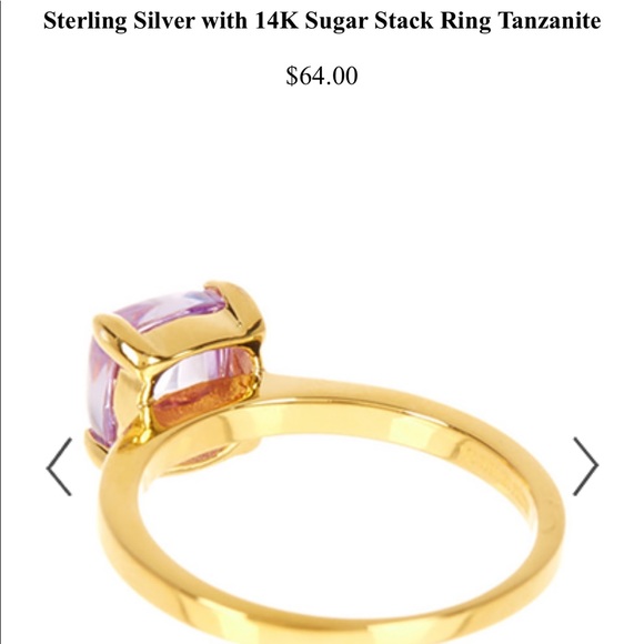 Sterling silver with 14k gold stacking ring - Picture 2 of 8